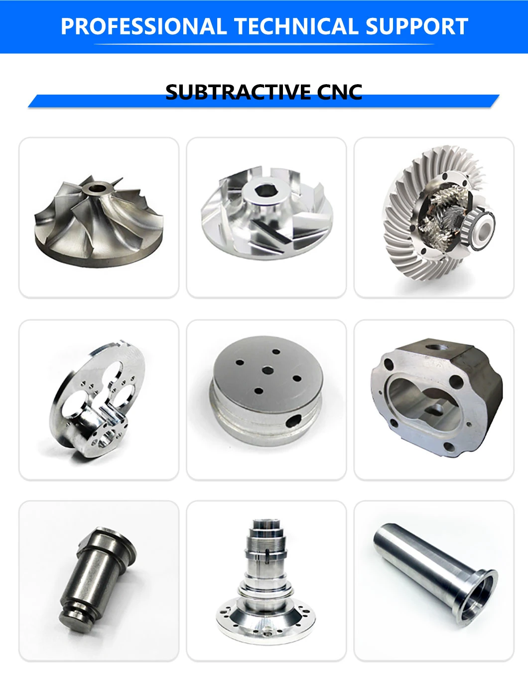 Aluminum CNC Machining Parts Manufacturer Stainless Steel CNC Machining Parts